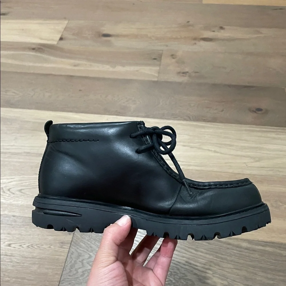 Vintage Timberland Chukka Boots Black Youths Size 5.5M (15915) Y2K